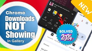 Chrome Download Not Showing in Gallery  Here is the Solution [upl. by Onihc145]