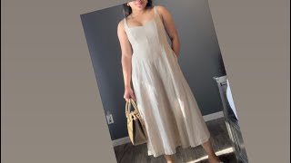 NEW NEW NEW Old Navy Try on Haul Linen dress more linens lounging sweaters and more [upl. by Den]