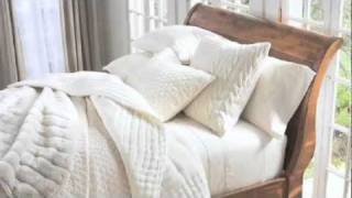 White Bedding Styling Tips by Steven Whitehead  Pottery Barn [upl. by Ecinert329]