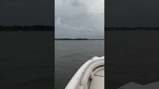 Assawoman Bay MD  Dodging a crab pot by 90th St Bridge [upl. by Shoifet801]