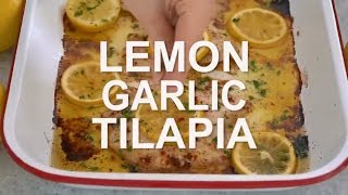 Lemon Garlic Tilapia Recipe [upl. by Auohp]