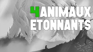 4 animaux ÉTONNANTS [upl. by Harolda]