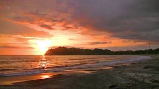 Mr Freedoms Adventures  Day 112 Costa Rican Sunset Time Lapse [upl. by Einaoj]