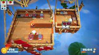 Overcooked 2 Level 15 2Player Former World Record Score 1440 [upl. by Sibelle]