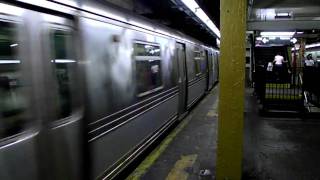 Exclusive R44 C Train at 145th Street with R46 A HD [upl. by Esmerelda]