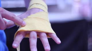 How To Wrap Your Hands  Level Up Kickboxing amp Fitness [upl. by Laveen]