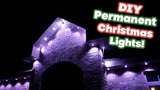 Easy DIY Permanent Christmas  Holiday Outdoor Lights with AI eufy Permanent Outdoor Lights [upl. by Samira]