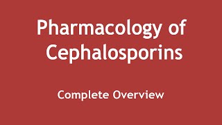 Pharmacology of Cephalosporins Complete Overview ENGLISH  Dr Shikha Parmar [upl. by Ayocal]