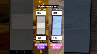 Qualcomm Snapdragon 8 Elite vs Snapdragon 8 Gen 3 performance test [upl. by Santana]