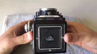 Rolleiflex 28F シャッター速度・絞りの変更（ローライフレックス28F） [upl. by Crescen]