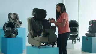 How to Install your TriRide™ 3in1 Car Seat ForwardFacing using the LATCH system [upl. by Elbag]