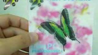 Amazing Lenticular Animation of Butterfly [upl. by Marcille]