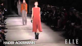 Haider Ackermann Paris Fashion Week otoño  invierno 20122  Elle España [upl. by Ymor]