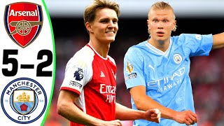 Arsenal vs Manchester City 52  All Goals and Highlights  2024 🔥 HAALAND [upl. by Capps]