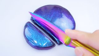 【ASMR】Putty Slime Cutting パテスライム切ってみた ハンドガム [upl. by Elynad]