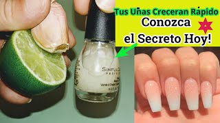 Como Hacer Que Crezcan Las Uñas Rápido Con un Simple Remedios Caseros Conozca el Secreto Hoy [upl. by Nirrek]