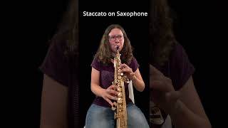 Staccato on Saxophone vs Oboe 😊🎷shorts 100daysofpractice saxophone shorts [upl. by Cadal]