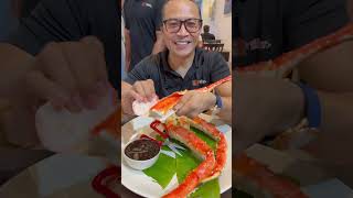 Cara cara mukbang Alaska king crab [upl. by Dorelle]