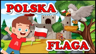 Karolek i Polska dla dzieci 🤍❤️ Dzień flagi i zagadki 🤍❤️ BAJKA EDUKACYJNA 🇵🇱 [upl. by Elbart]