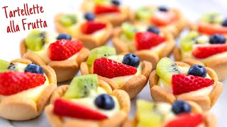 TARTELLETTE ALLA FRUTTA Idea da Buffet  Ricetta Facile di Benedetta [upl. by Lisk]