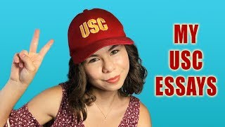 MY ACCEPTED USC ESSAYS  Advice [upl. by Dorej]