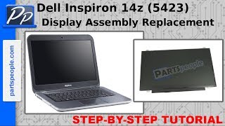 Dell Inspiron 14z 5423 LCD Display Assembly Video Tutorial Teardown [upl. by Gilges549]