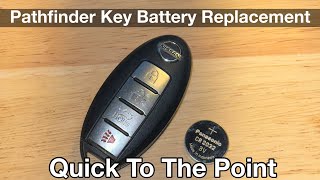 How to open Nissan pathfinder key fob to replace battery h [upl. by Essyla]