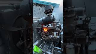 Diesel engine starting process in cold weather [upl. by Gaidano700]