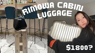 UNBOXING MY 1800 RIMOWA SUITCASE  madebyem REVIEW [upl. by Cerelia544]