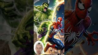 Spiderman and Hulk Fighting against his enemies shorts superhero marvel [upl. by Robenia]