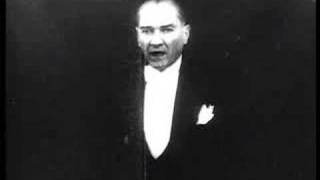 Atatürk ün sesli videosu [upl. by Ydaj]