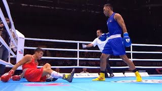 Semifinals 75kg KULAKHMET Tursynbay KAZ vs MARCIAL Eumir PHI World Ekaterinburg 2019 [upl. by Ernest]