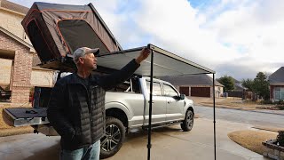 Rooftop tent awning repair amp Benehike aluminum awning review [upl. by Anaiv]