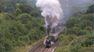 5029 Nunney Castle Conquers Dainton [upl. by Riva]