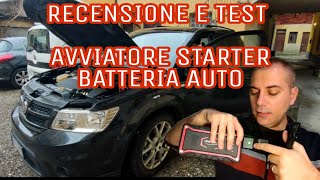 Avviatore starter batteria auto scarica Recensione e test [upl. by Sibilla268]