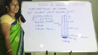 STaNDARD CALOMEL ELECTRODE [upl. by Ellecrag]