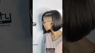 Hot summers need Cool hairstyles  This time Sided Faded bobcut  undercut bobcut shorthaircut [upl. by Skippie]