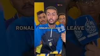 Al nassr fans ask Cristiano Ronaldo to leave 😯 [upl. by Mortimer]