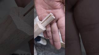 Wedge machining jig for round tenons compatible shorts [upl. by Dorey]