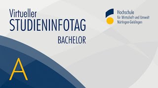 Studieninfotag Bachelor der HfWU – Stream A [upl. by Eetnod]