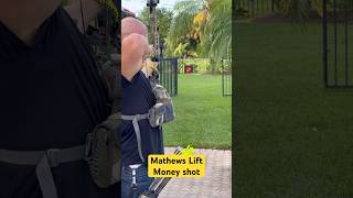 Mathews Lift money shot Backyard bullseye mathewsarchery archery bowhunting hunting ultraview [upl. by Niknar]