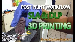 How to Clean your Resin 3D Prints post print [upl. by Nylsor396]