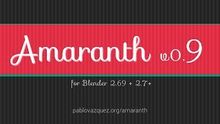 Amaranth 09 Features  Blender Addon [upl. by Coulson818]