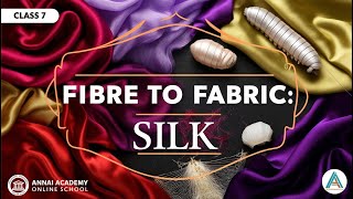 Fibre to Fabric The Fascinating Journey of Silk  Class 7 Science CBSE Annai Academy [upl. by Acirat]