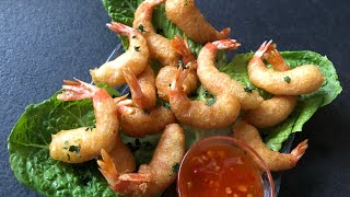 Beignets de crevettes chinois croustillants  recette rapide et simple [upl. by Scuram807]