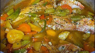 Steamed Fish with Okra Jamaican Style [upl. by Nuriel678]