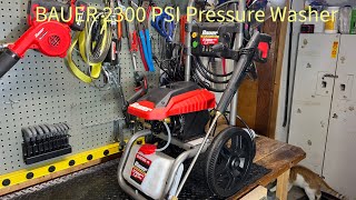 BAUER 2300 PSI Electric Pressure Washer  Review [upl. by Mikeb276]