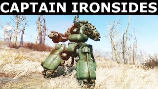 Fallout 4 Automatron  Captain Ironsides Of The USS Constitution Custom Robot Companion [upl. by Esinyl308]