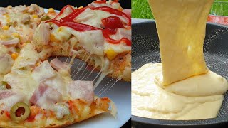 Pizza la Tigaie cu Aluat Turnat  Gata in doar cateva minute CC Eng Sub  AdeLinas Kitchen [upl. by Ised]