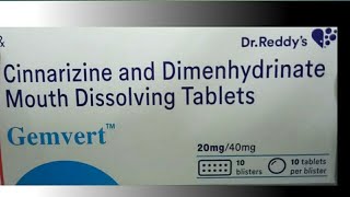 Gemvert tablet review in hindi use benefits doses [upl. by Dis428]